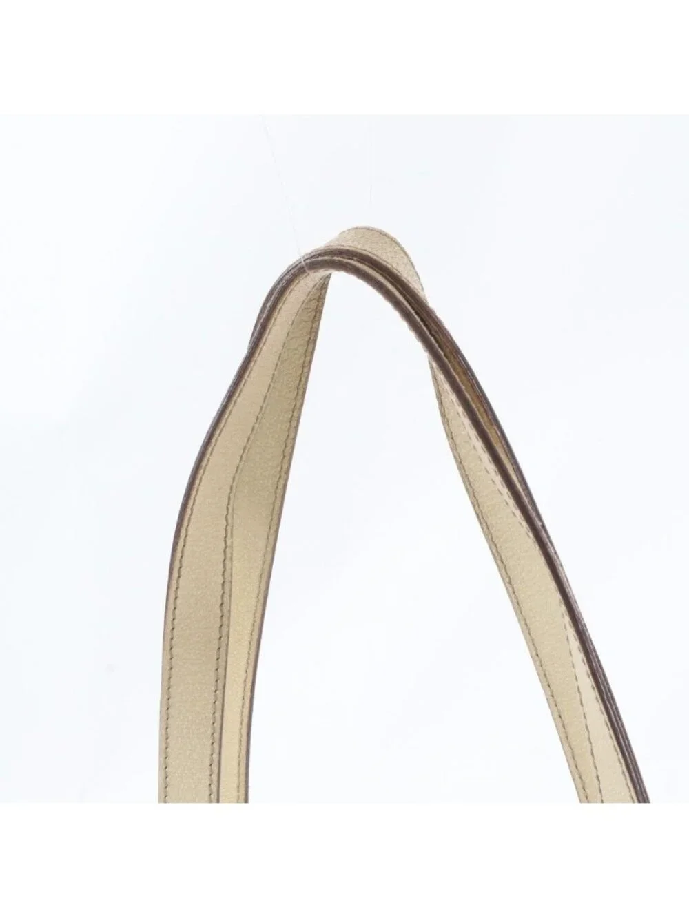 Gucci Chain Pattern Leather Nylon Tote Shoulder Hand